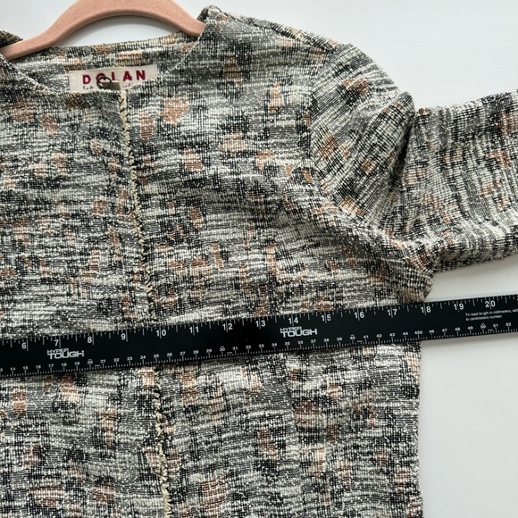 Dolan Left Coast Anthropologie Tweed Jacket Coat Pockets Full Zip Size XS - Picture 6 of 10